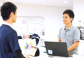 OJT（個別指導プログラム）の様子